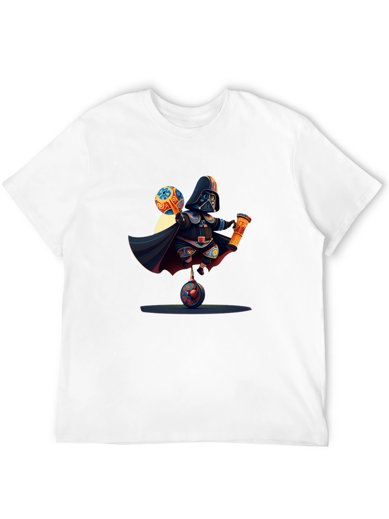 Darth Vader Unicycle T-Shirt - Black