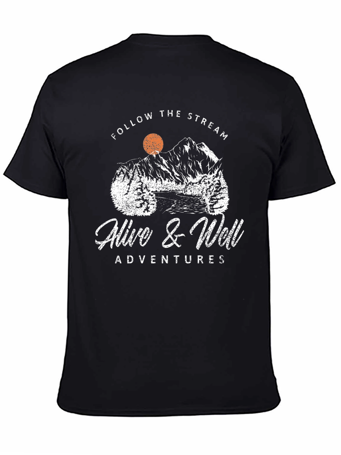 Alive & Well Adventures Black Graphic Tee