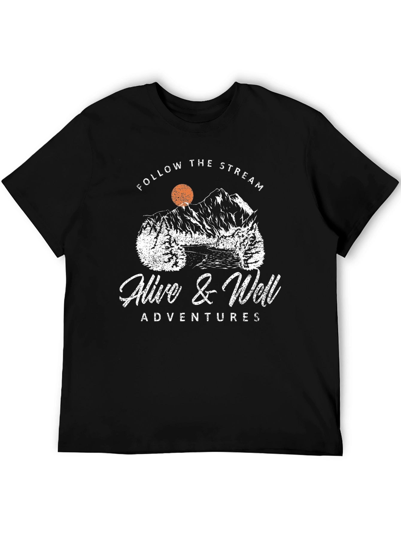 Alive & Well Adventures Black Graphic Tee