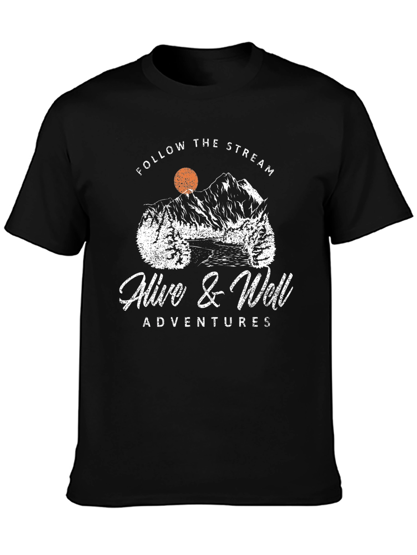 Alive & Well Adventures Black Graphic Tee