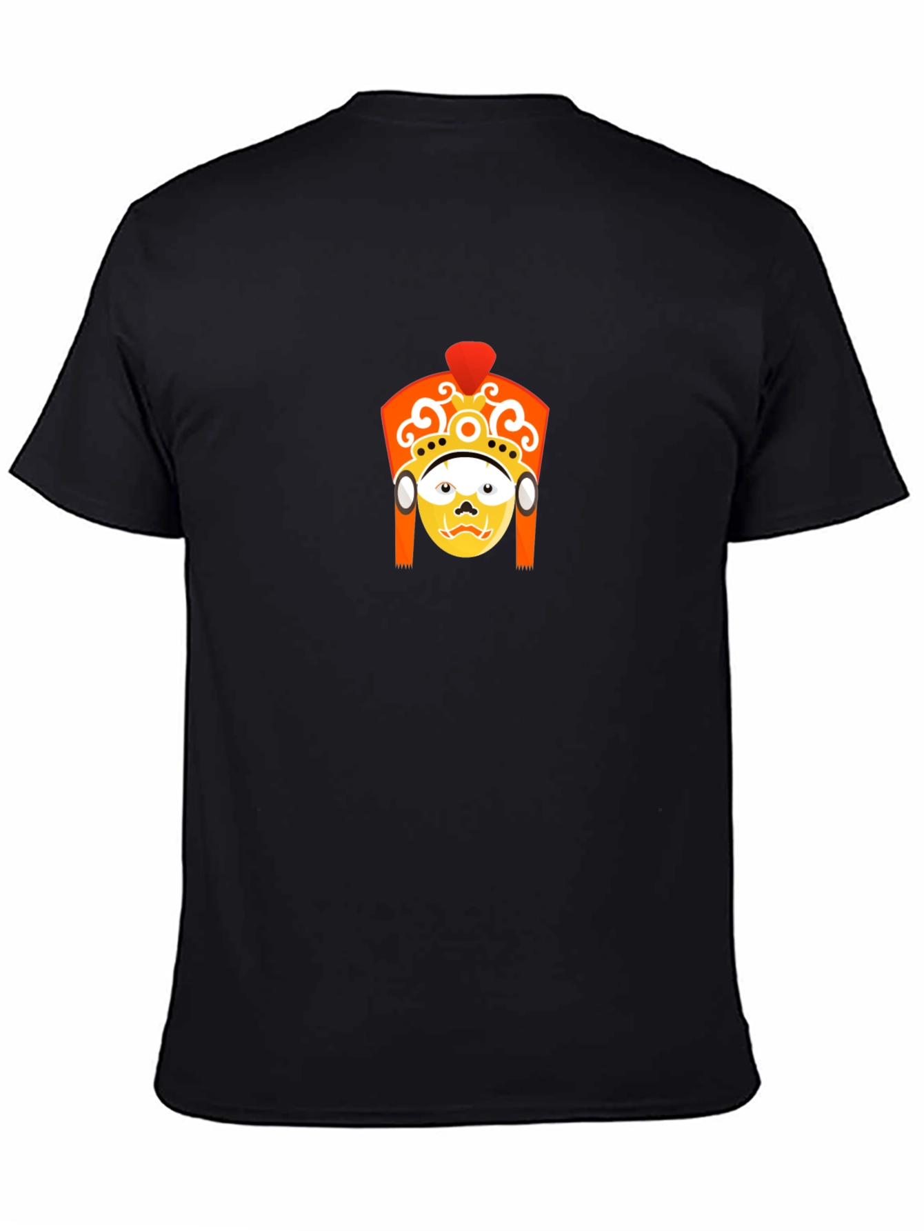 Graphic T-Shirt: Kathmandu Mask Design - Black