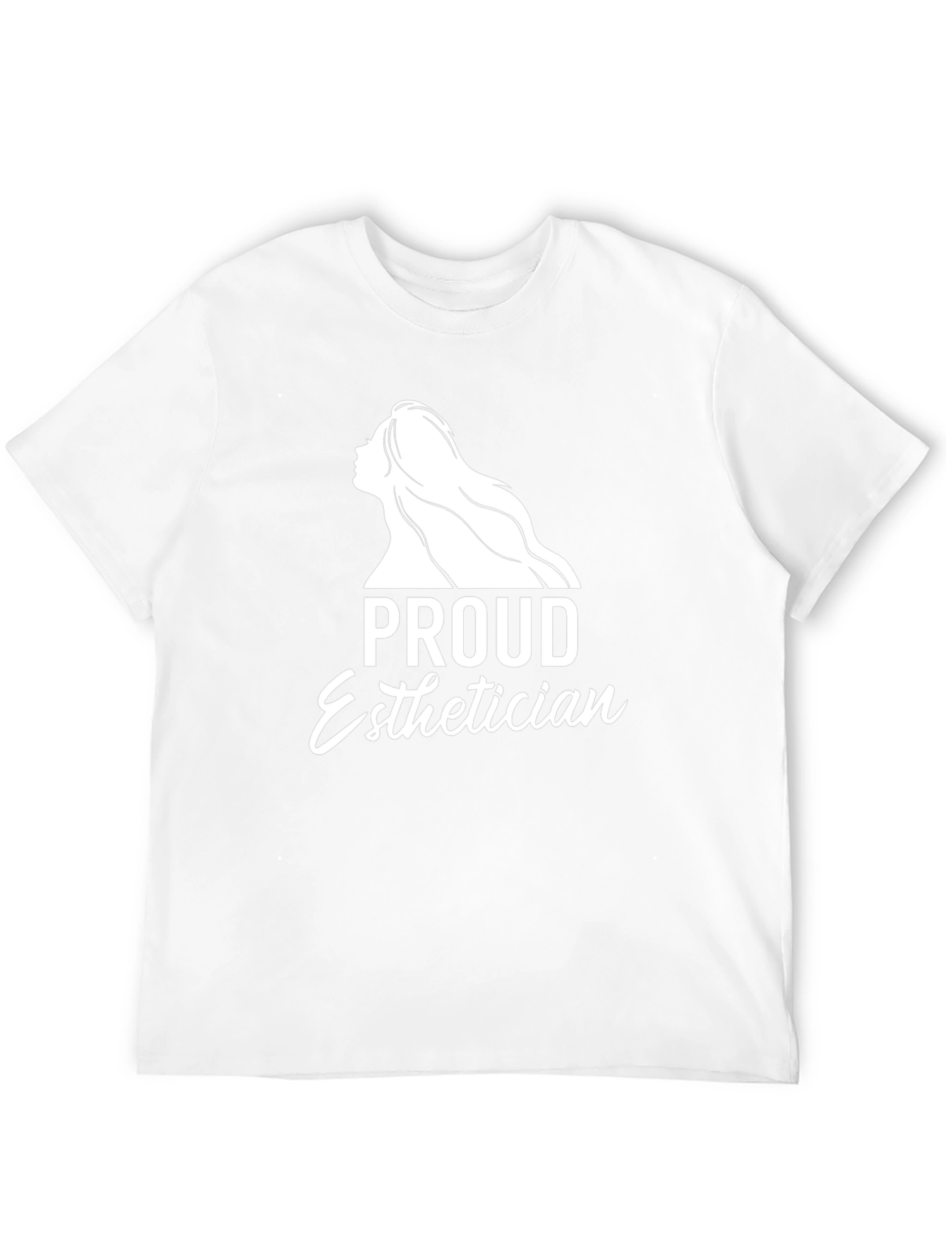 Proud Esthetician Black Graphic T-Shirt