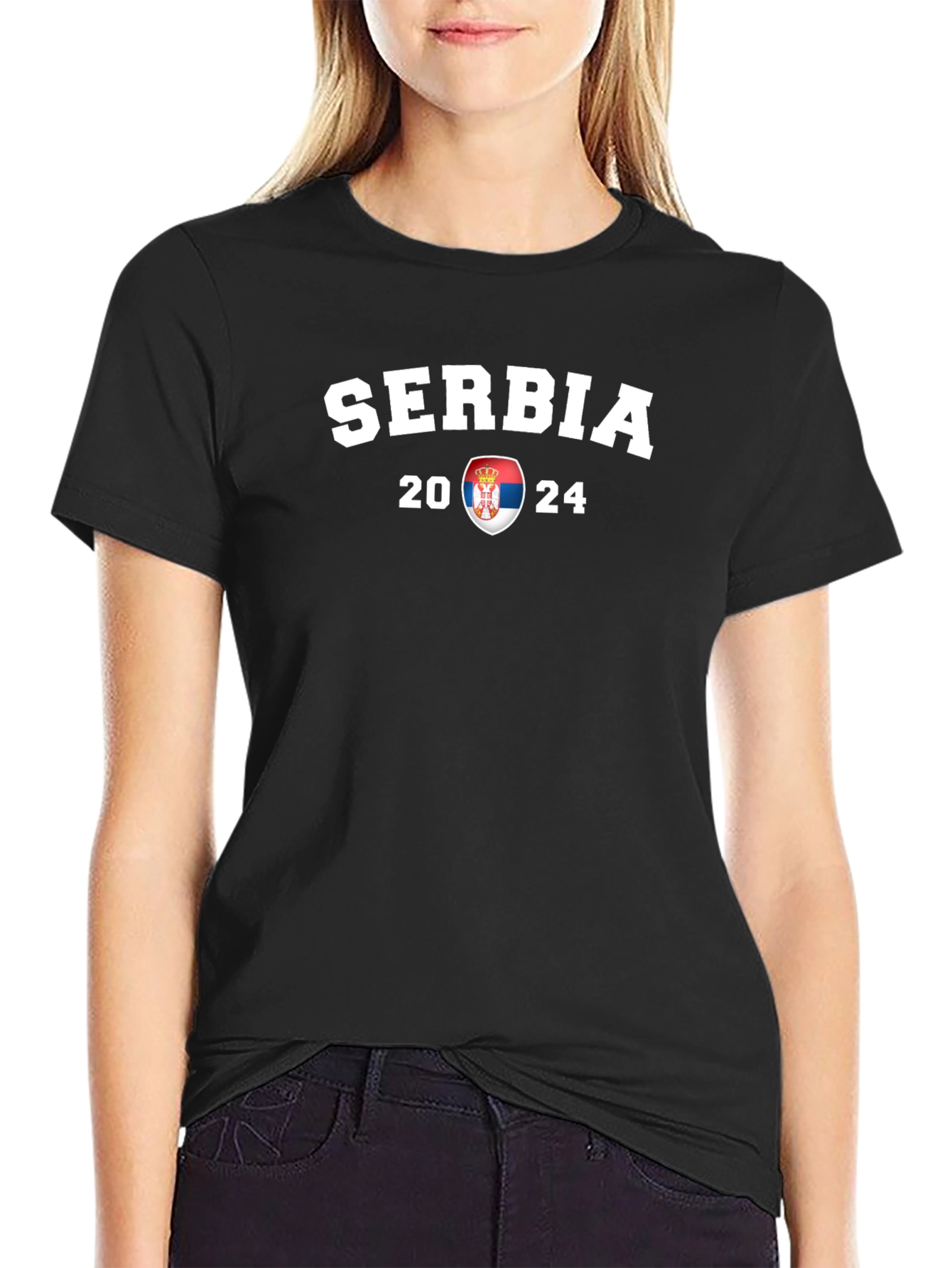 Serbia 2024 T-Shirt Black