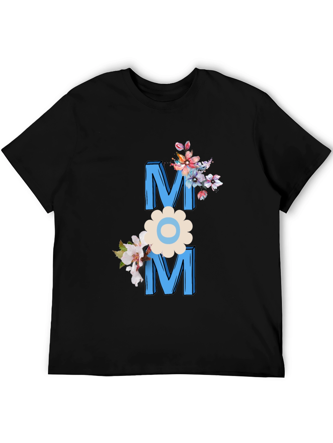 Floral MOM Graphic Tee - Mothers Day Gift