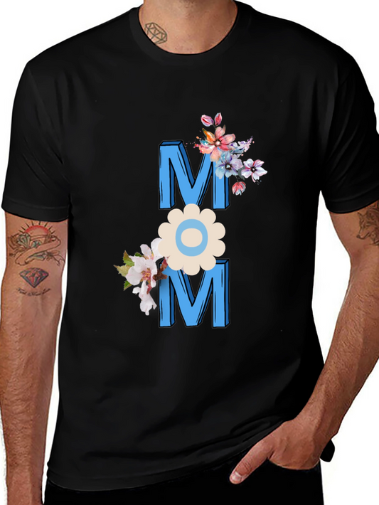 Floral MOM Graphic Tee - Mothers Day Gift