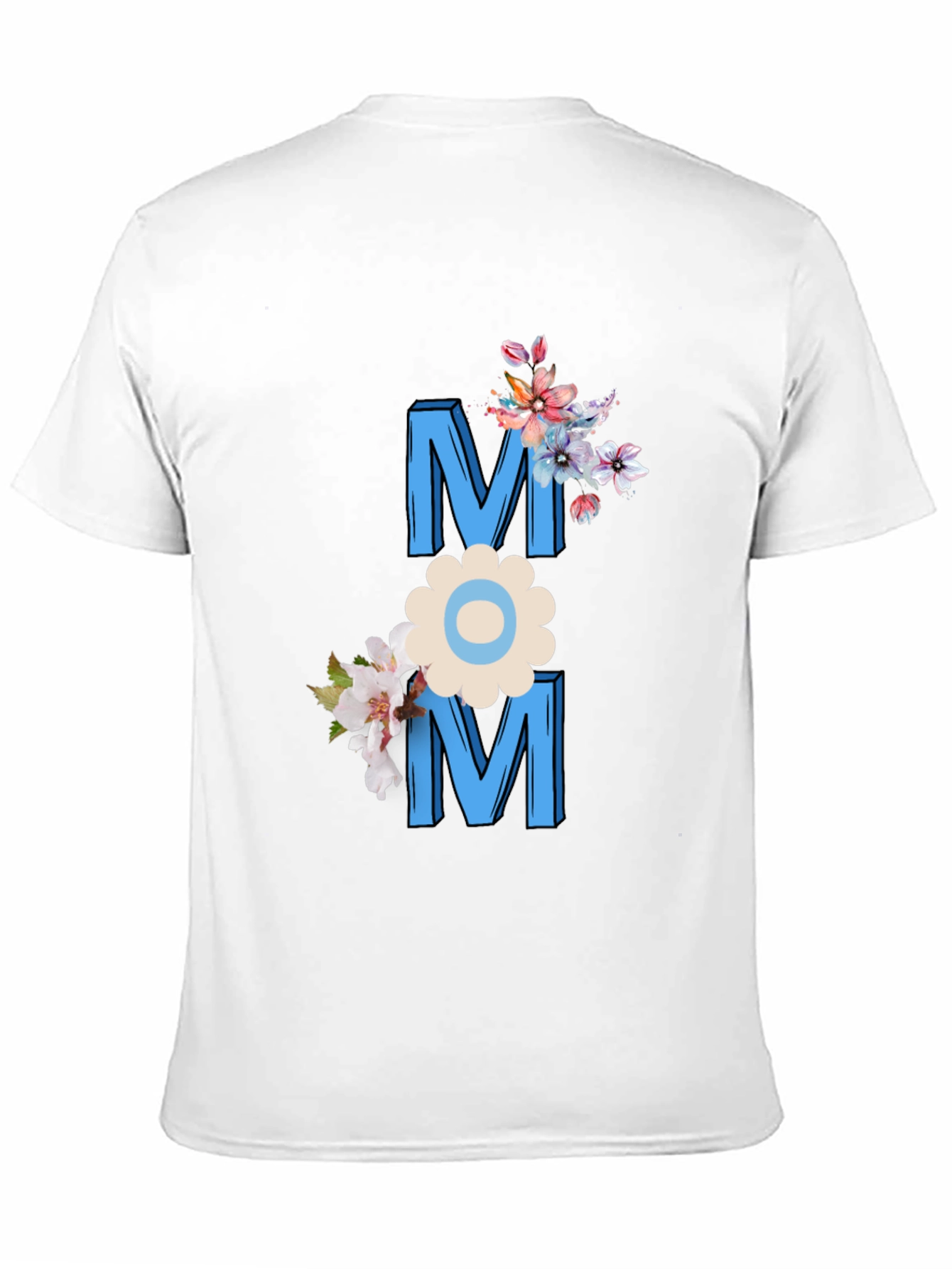 Floral MOM Graphic Tee - Mothers Day Gift
