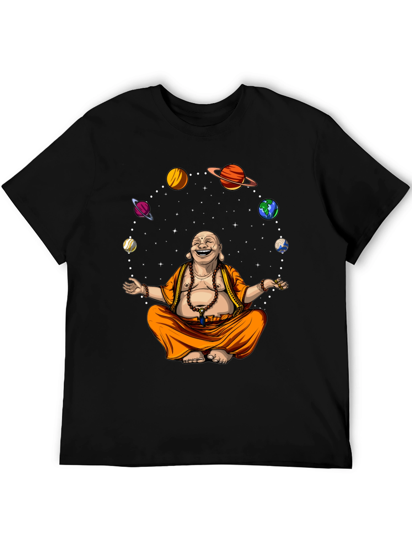 Buddha Orbit T-Shirt - Meditating in Space