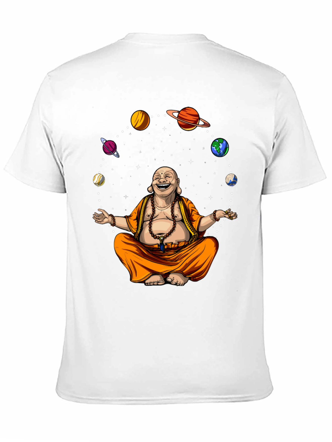 Buddha Orbit T-Shirt - Meditating in Space