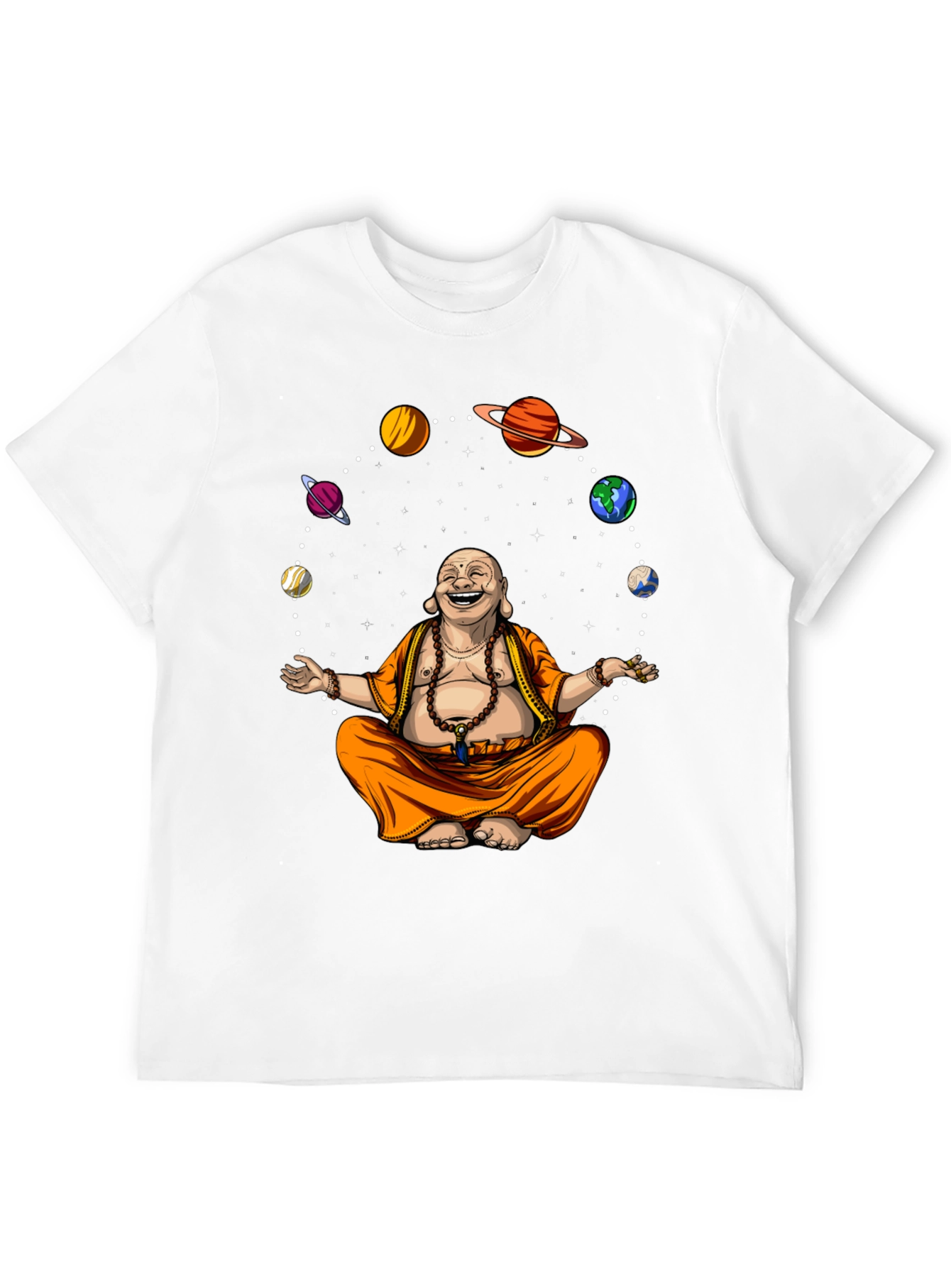 Buddha Orbit T-Shirt - Meditating in Space