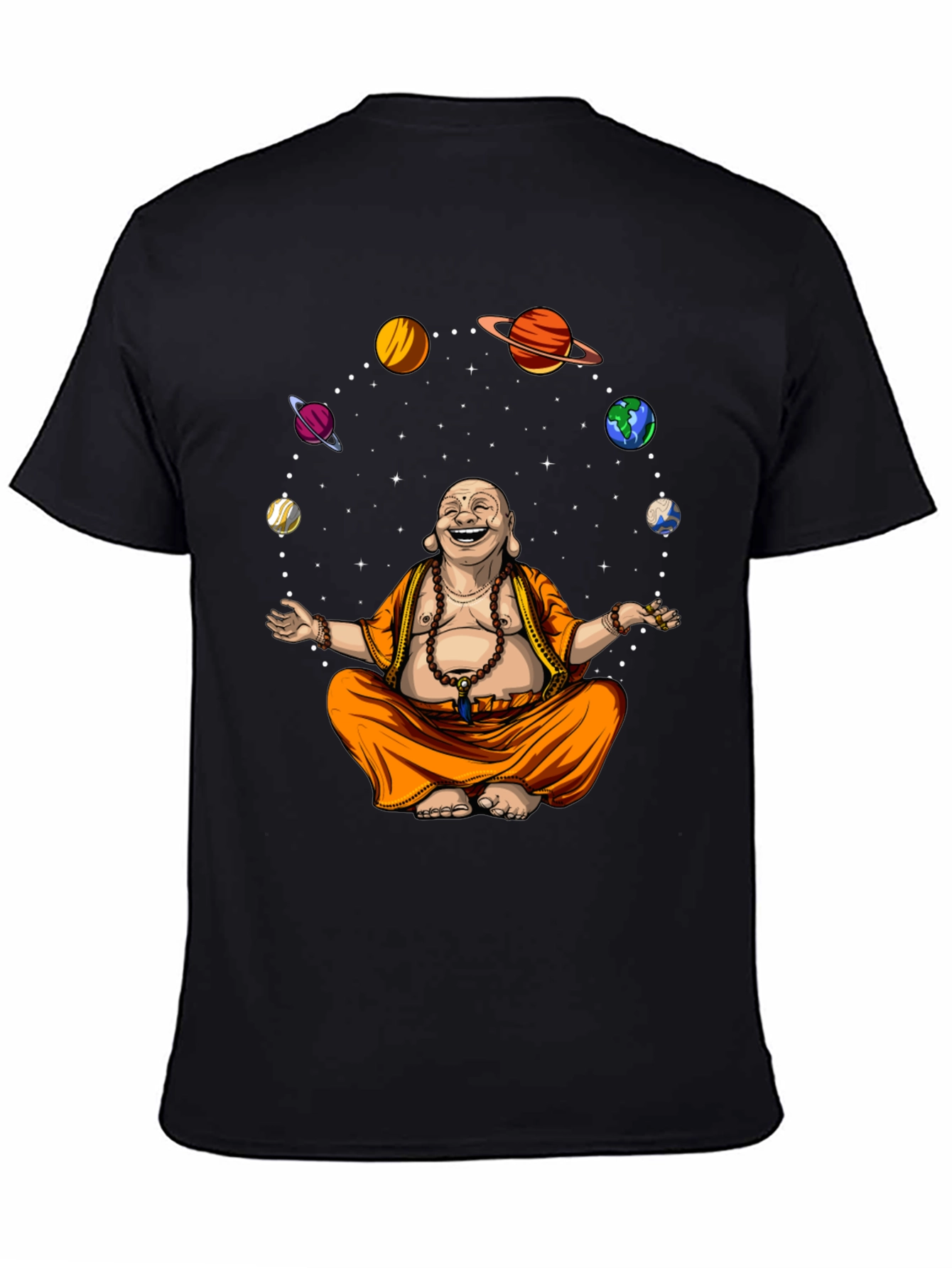 Buddha Orbit T-Shirt - Meditating in Space