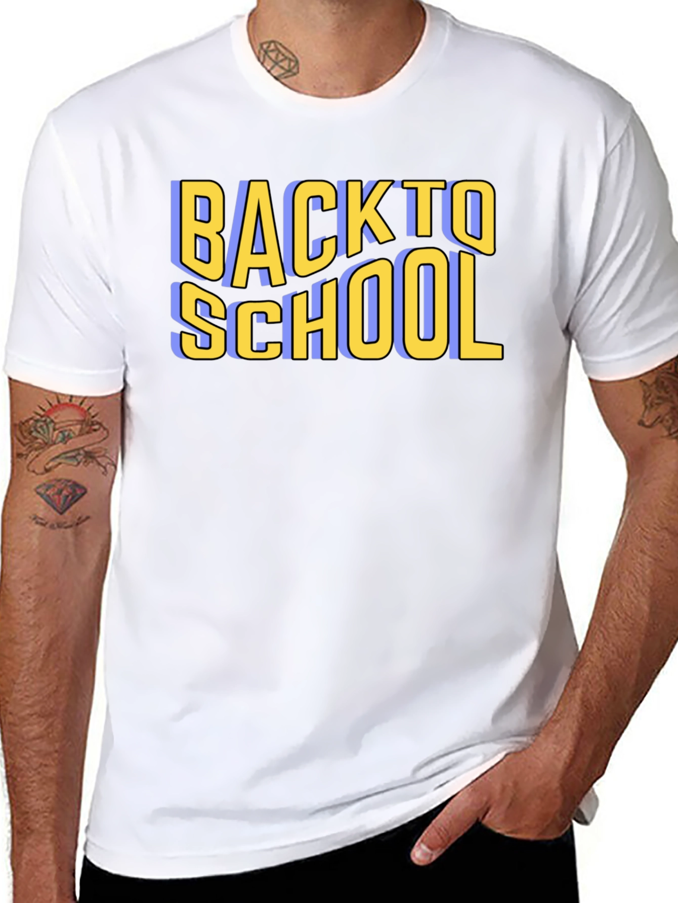 Back To School T-Shirt - Black