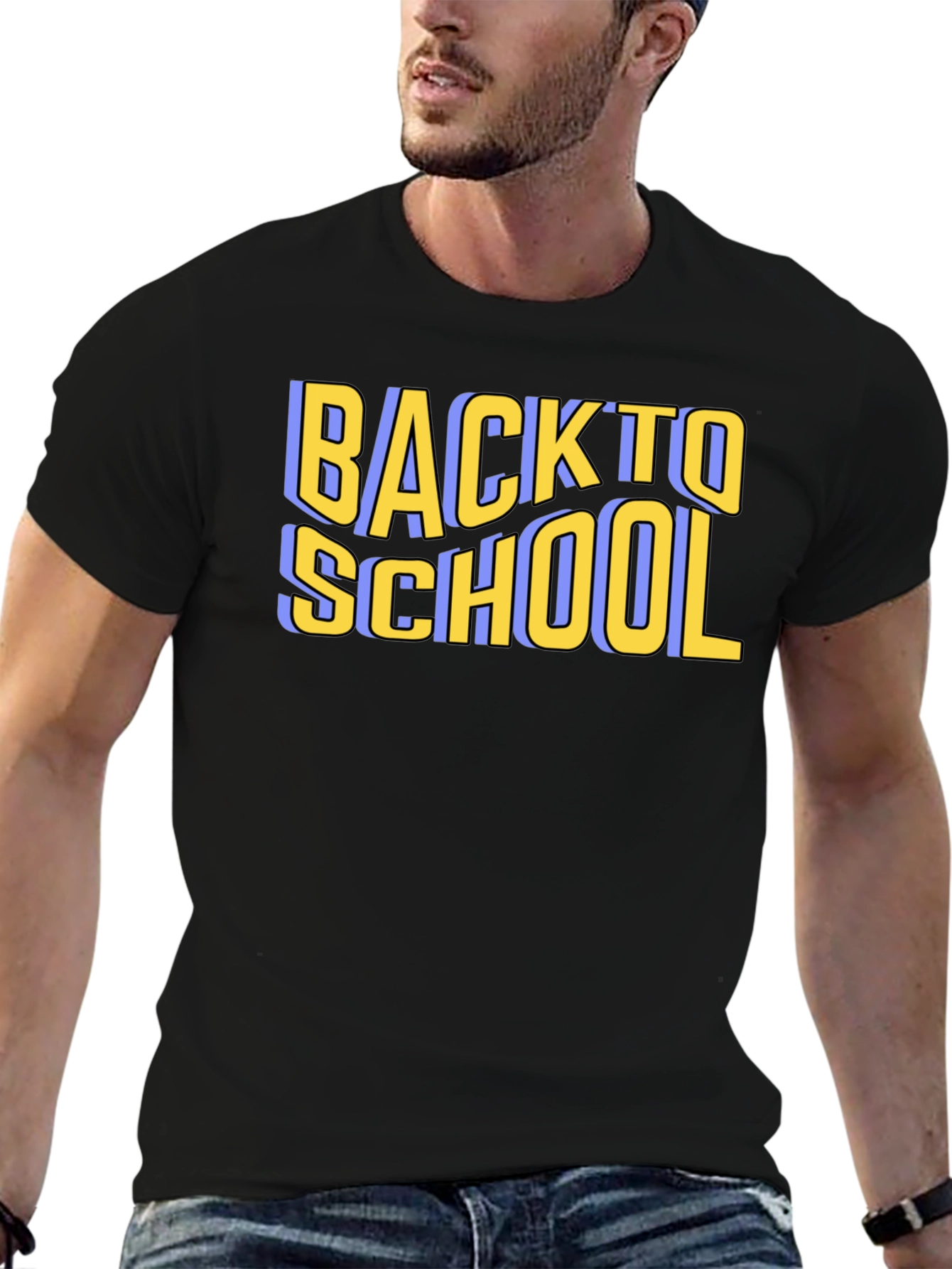 Back To School T-Shirt - Black