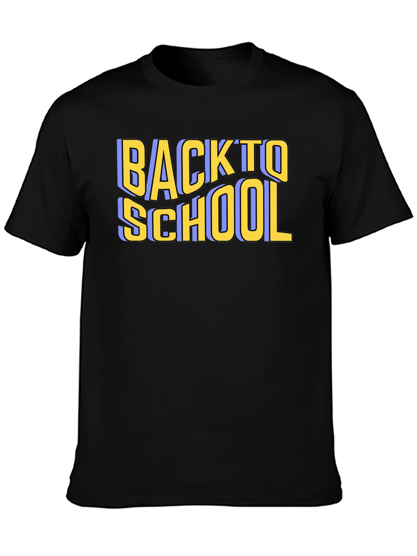 Back To School T-Shirt - Black