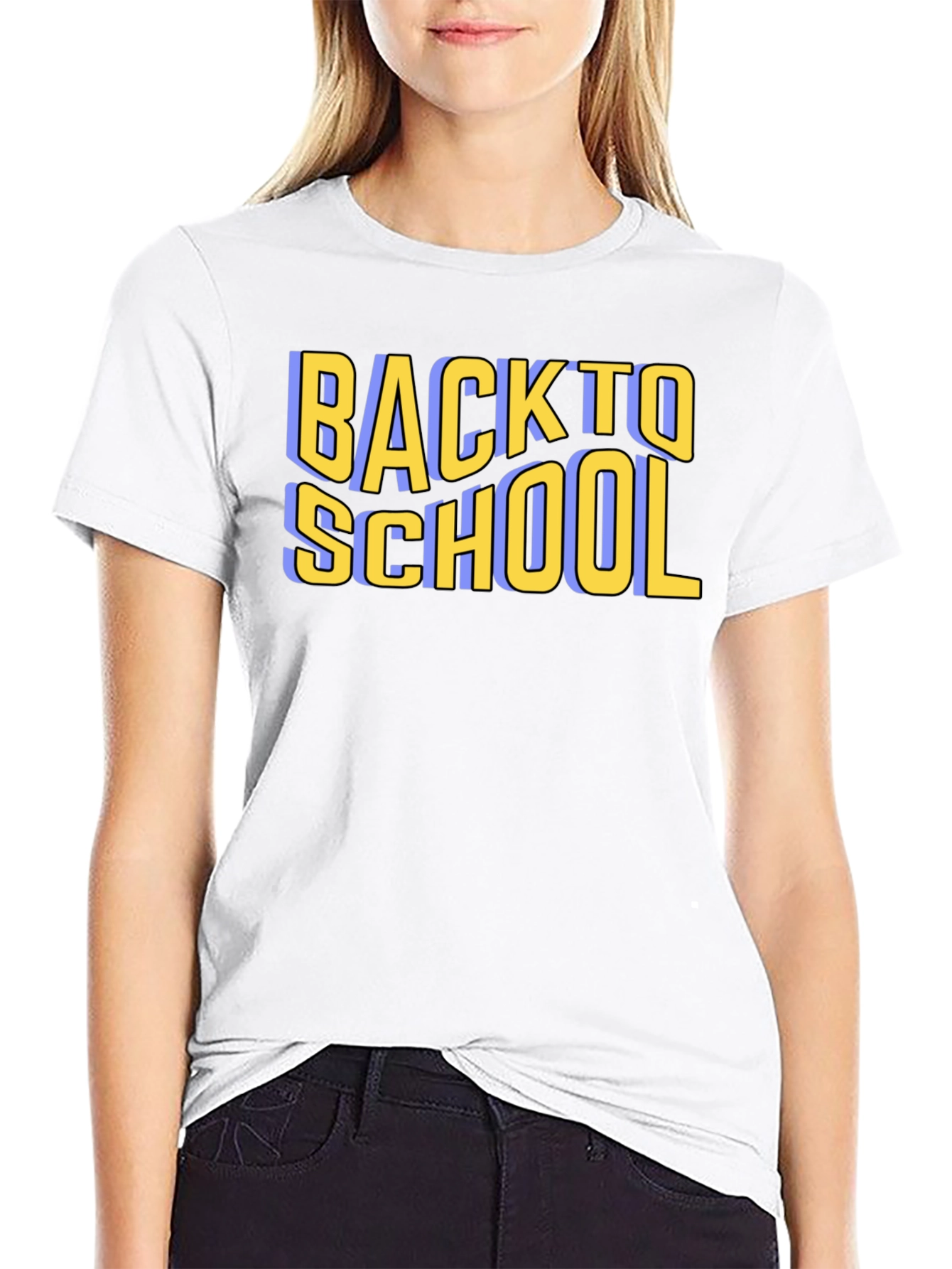 Back To School T-Shirt - Black