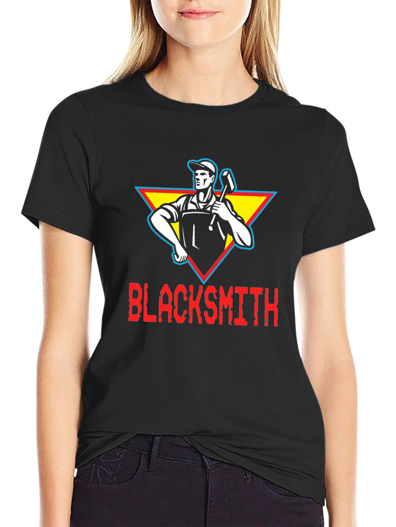 Blacksmith Graphic Tee - Retro Style