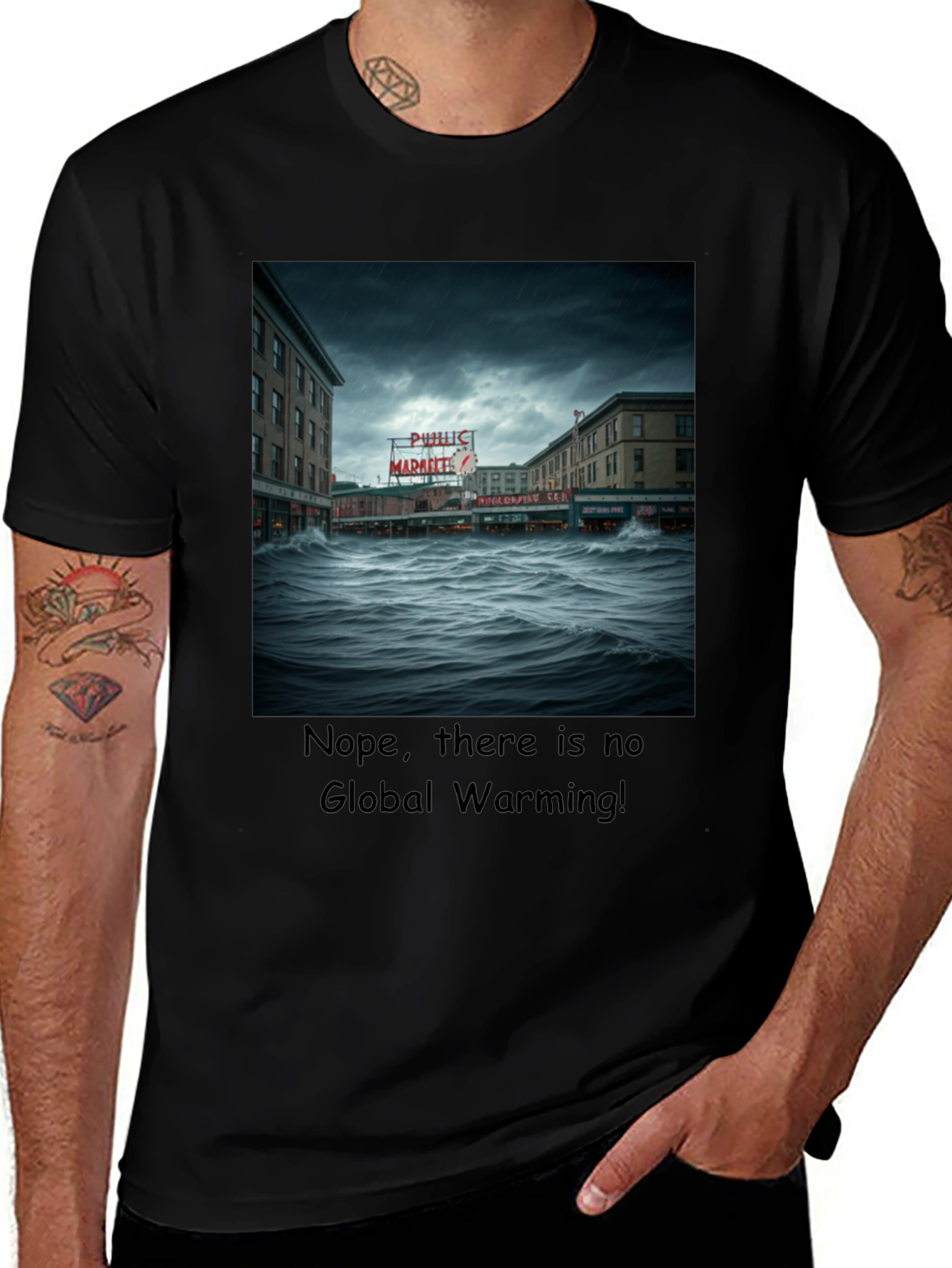 Humorous Global Warming T-Shirt