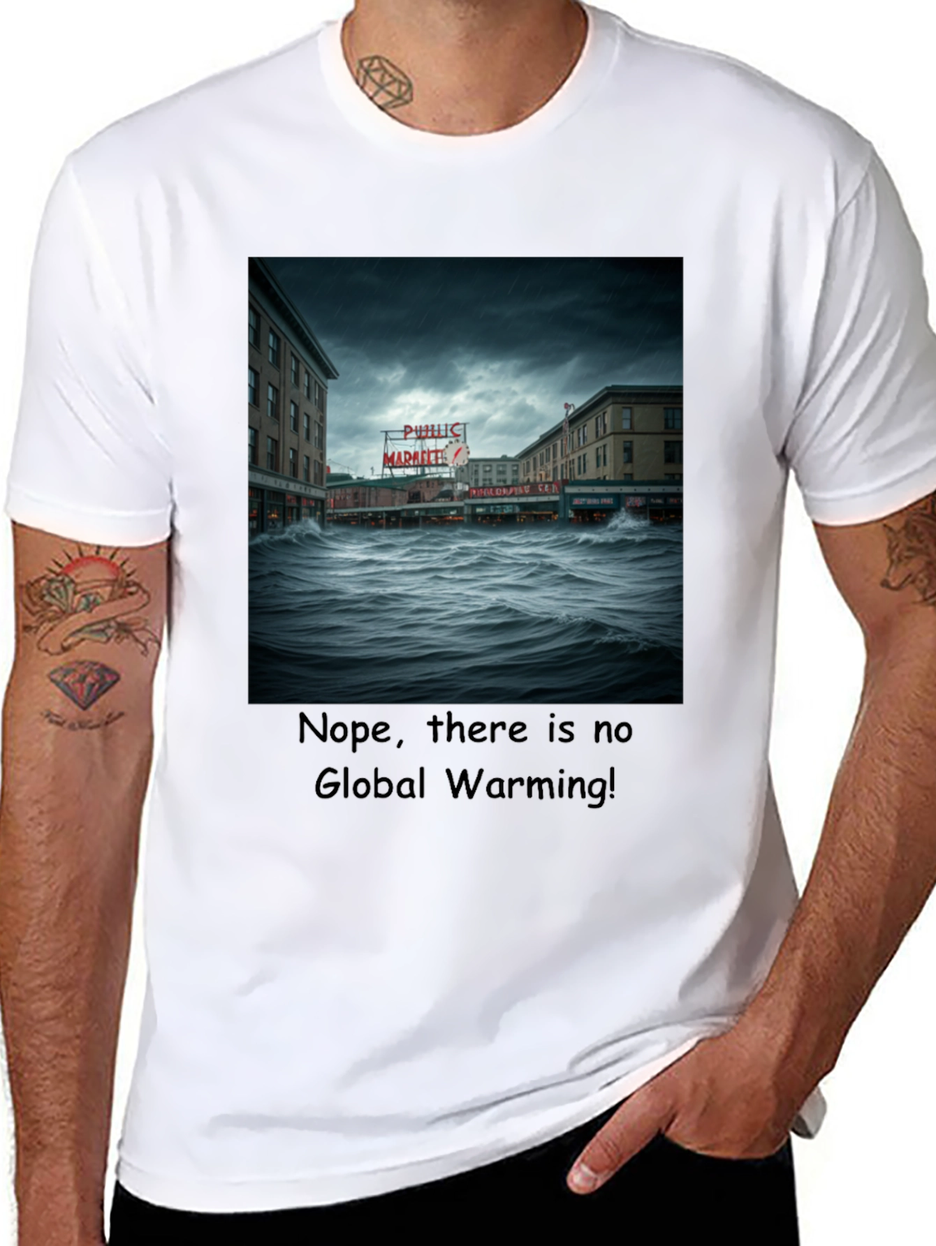 Humorous Global Warming T-Shirt