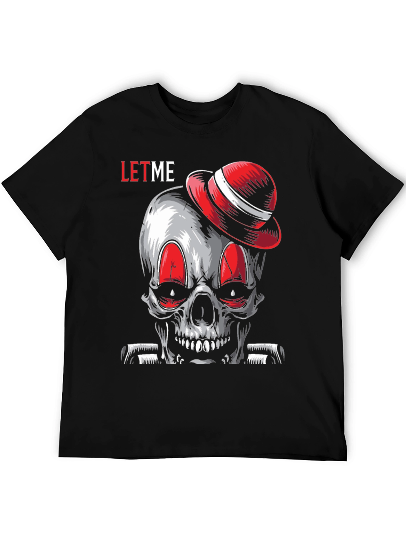 Skull with Hat Graphic Tee