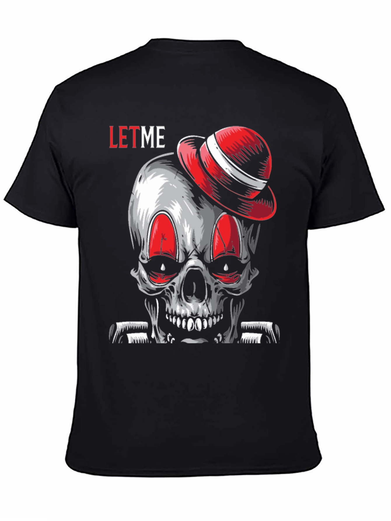 Skull with Hat Graphic Tee
