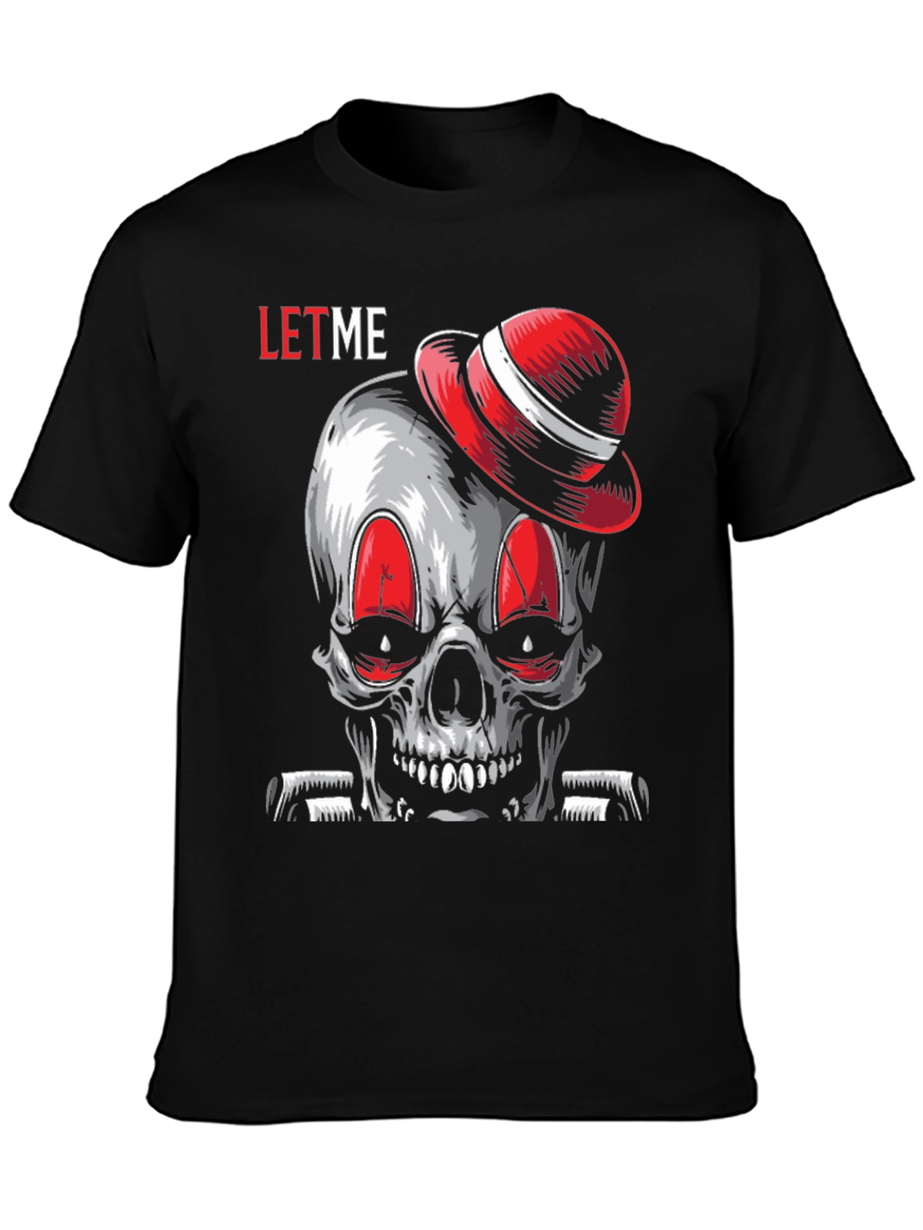 Skull with Hat Graphic Tee