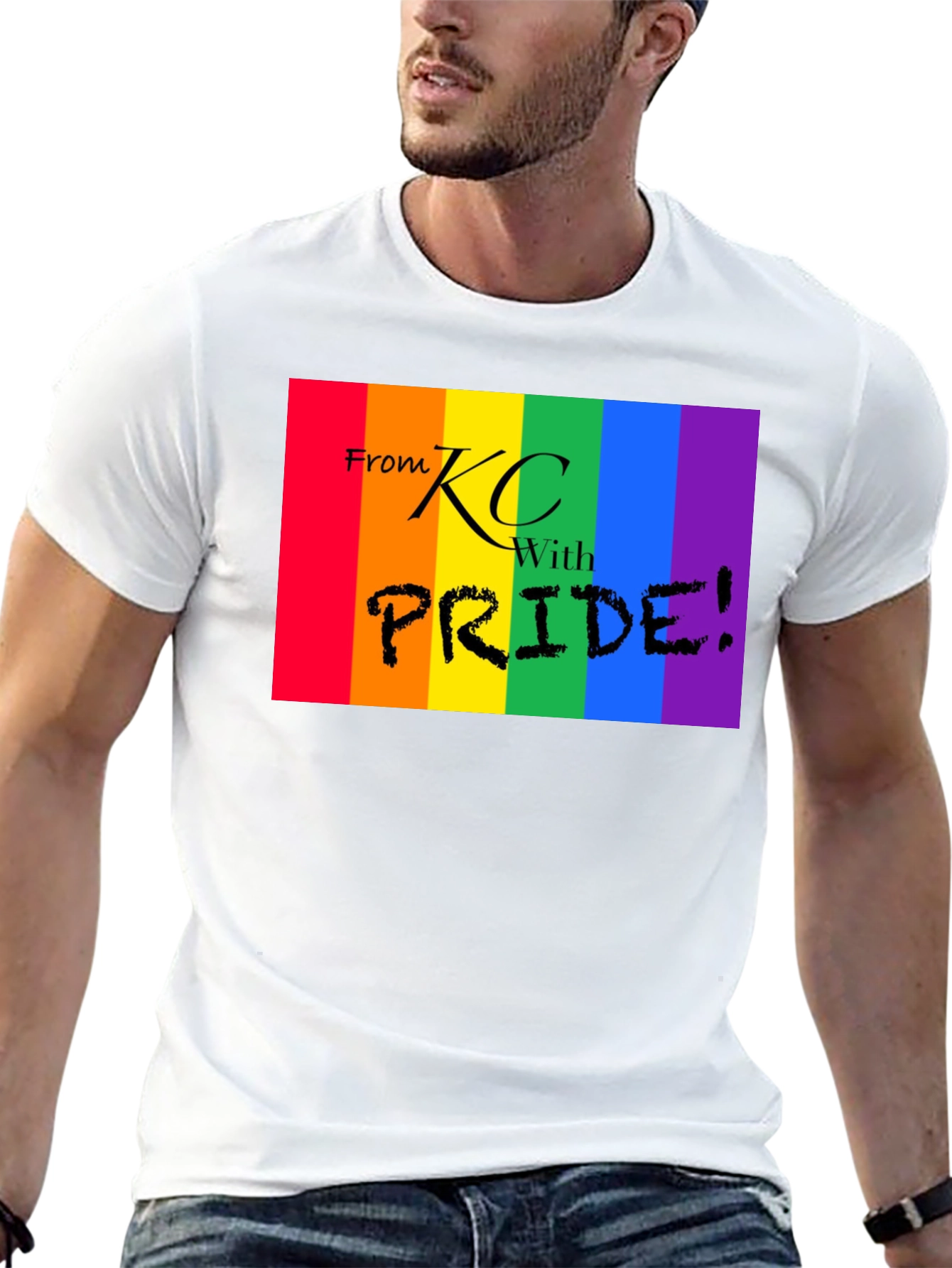 KC Pride T-Shirt - Rainbow Graphic Tee