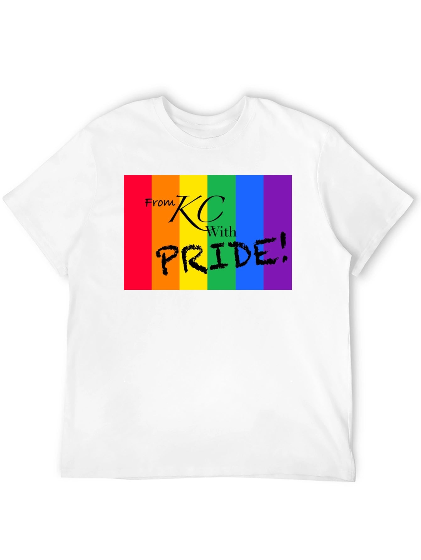 KC Pride T-Shirt - Rainbow Graphic Tee