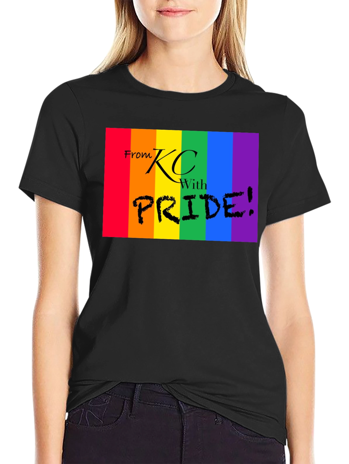 KC Pride T-Shirt - Rainbow Graphic Tee