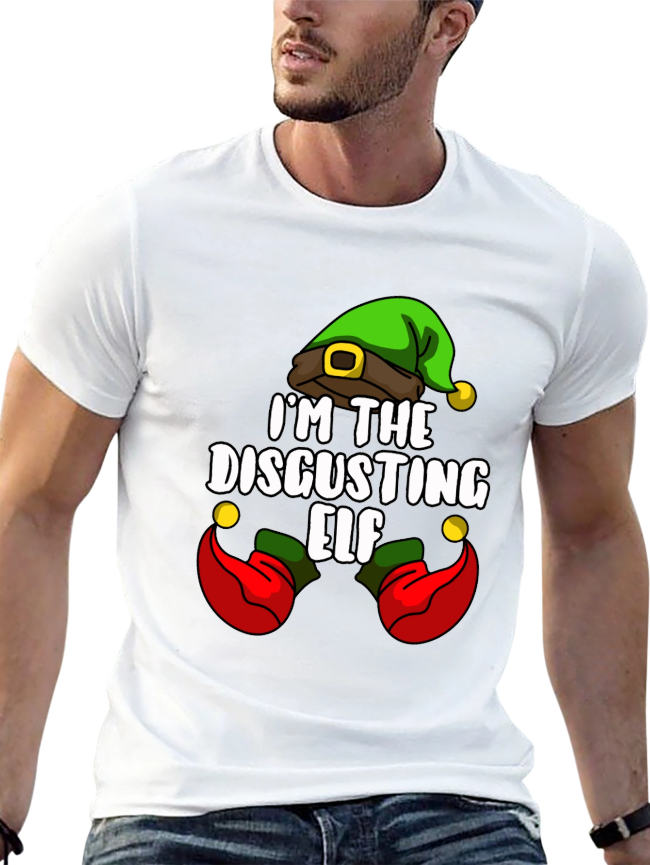 Im The Disgusting Elf T-Shirt - Funny Holiday Tee