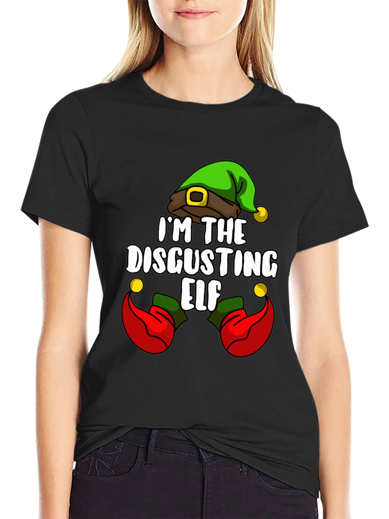Im The Disgusting Elf T-Shirt - Funny Holiday Tee