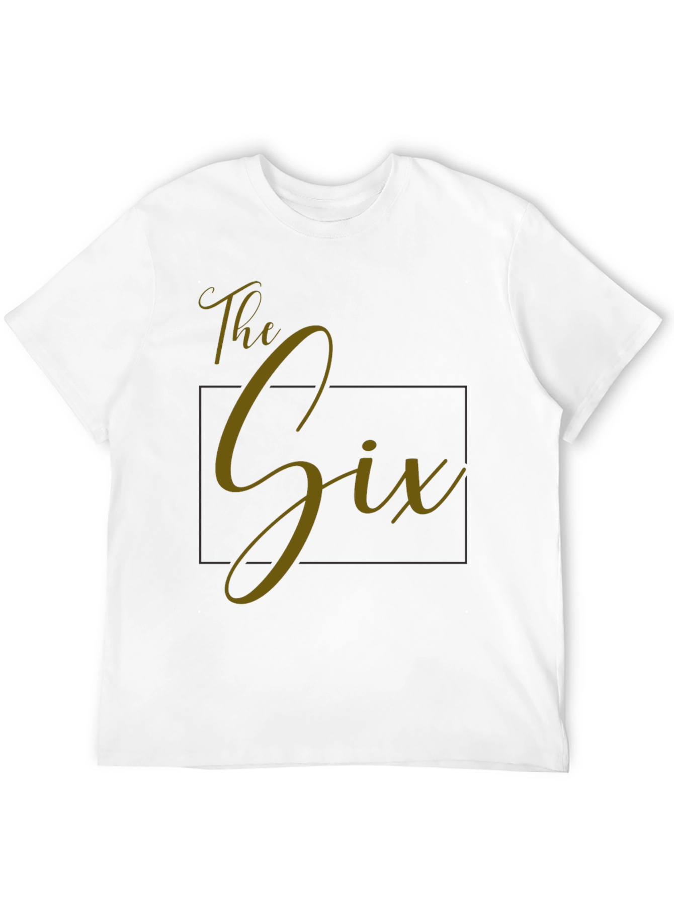 The Six Graphic Tee - Stylish Black T-Shirt