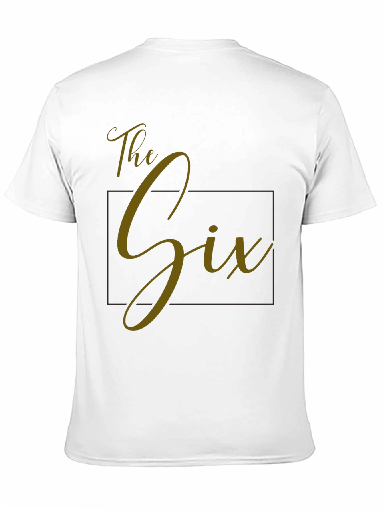 The Six Graphic Tee - Stylish Black T-Shirt