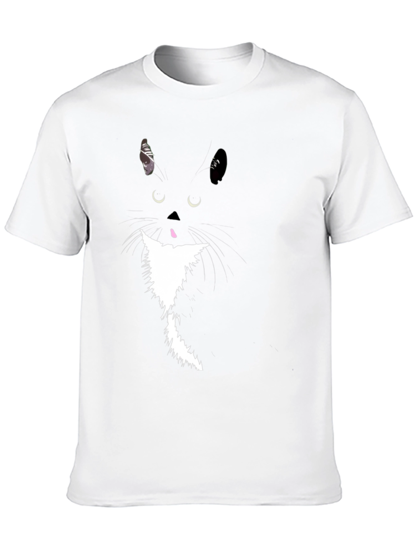 Black Cat Graphic T-Shirt - Quirky & Stylish Tee