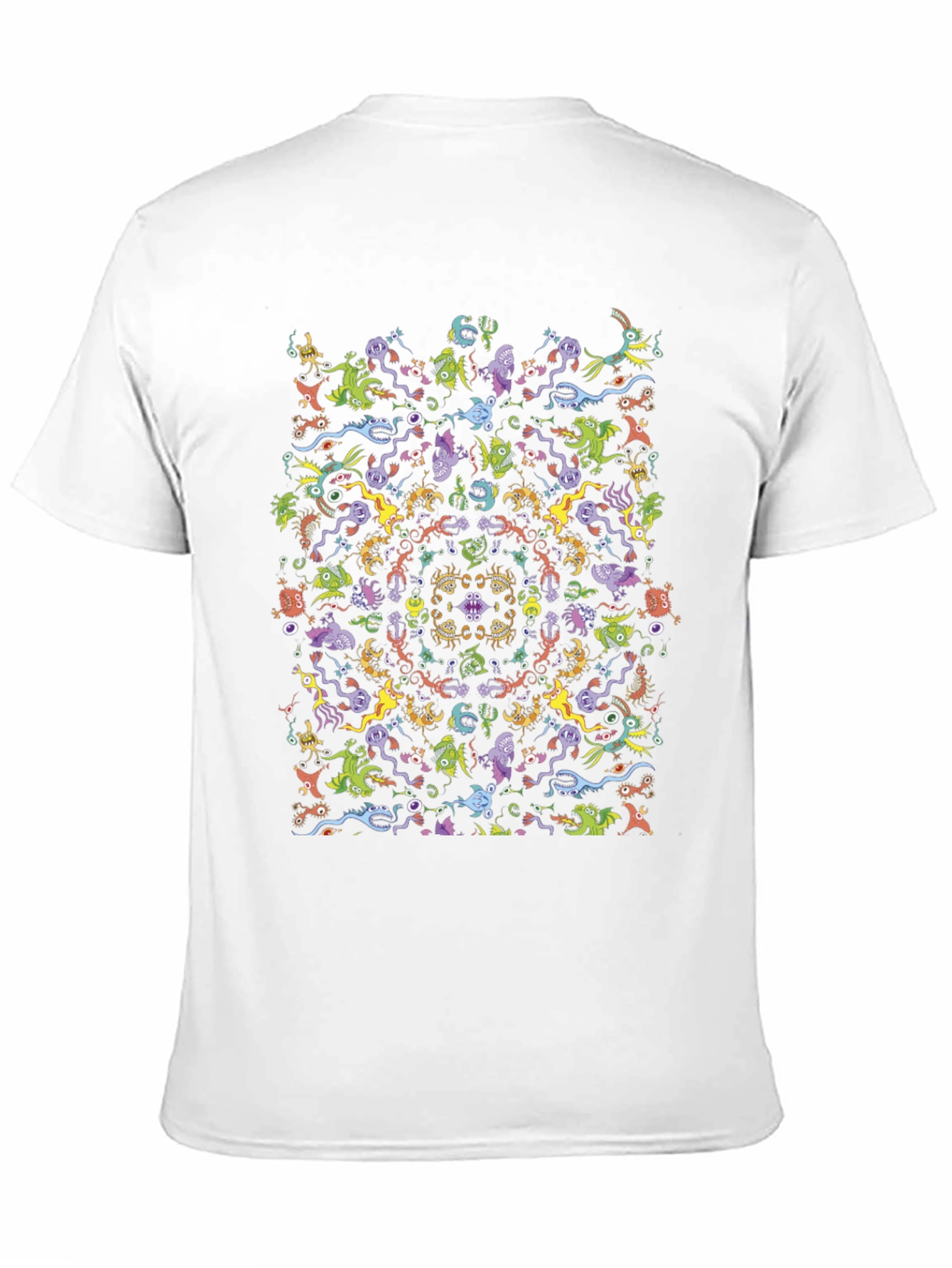 Kaleidoscopic Monster T-Shirt - Black