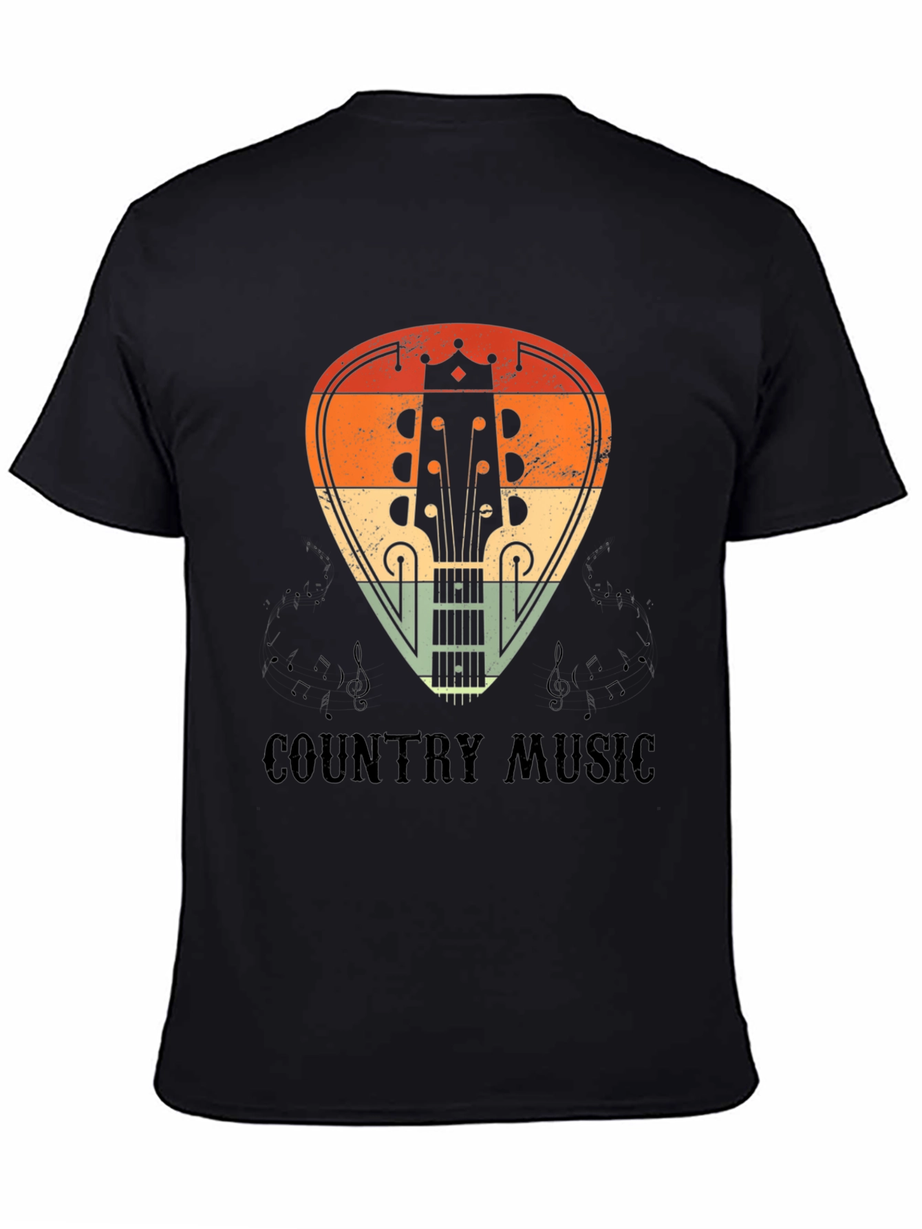 Country Music Guitar Pick Graphic Tee