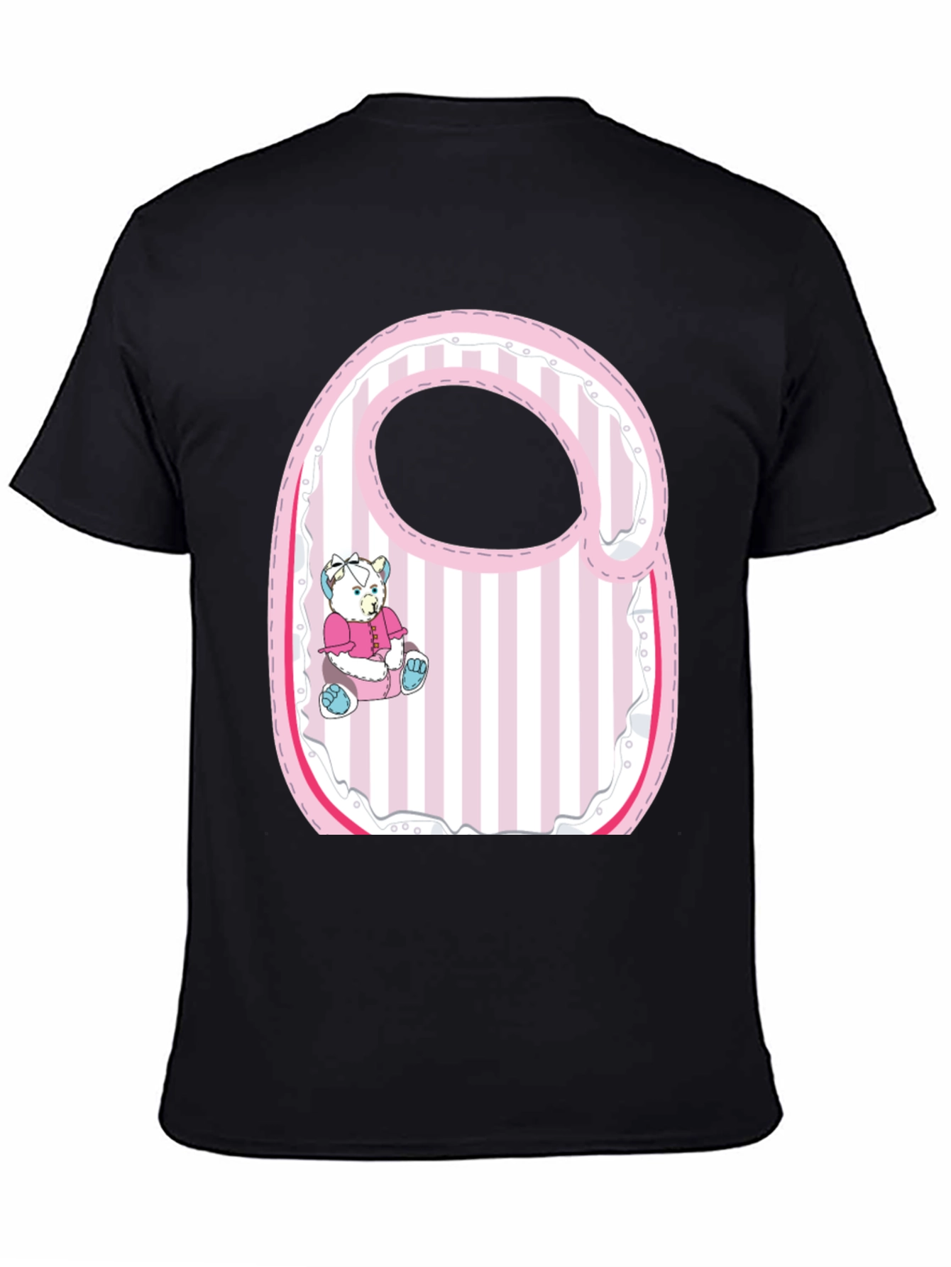 Cute Baby Bib Graphic Tee - Unisex