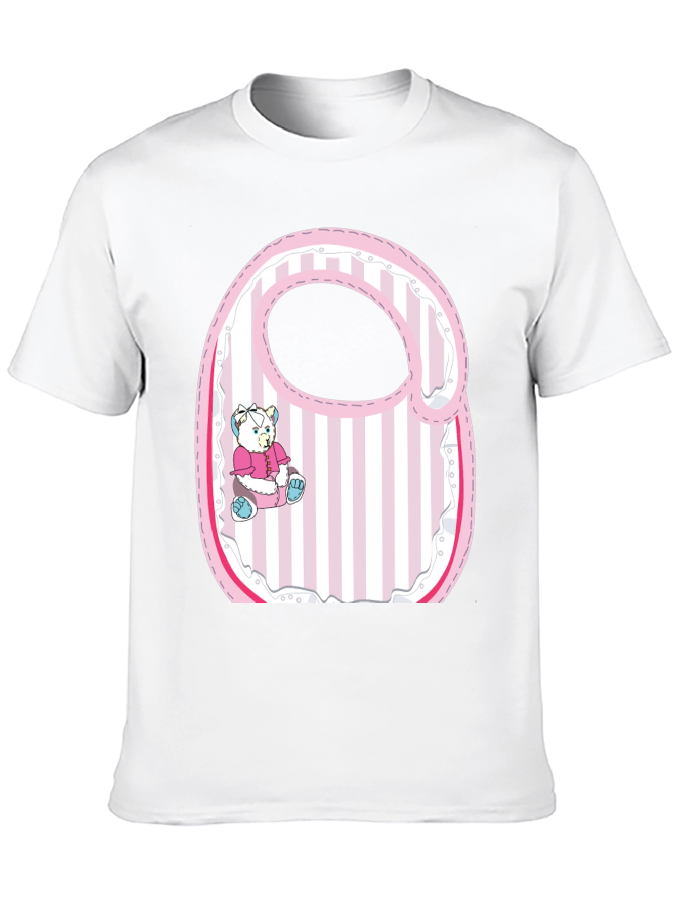 Cute Baby Bib Graphic Tee - Unisex