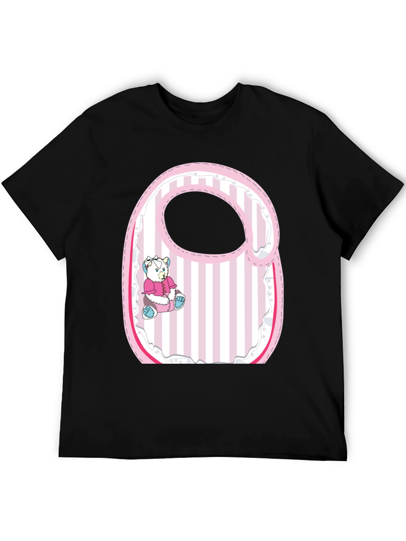 Cute Baby Bib Graphic Tee - Unisex
