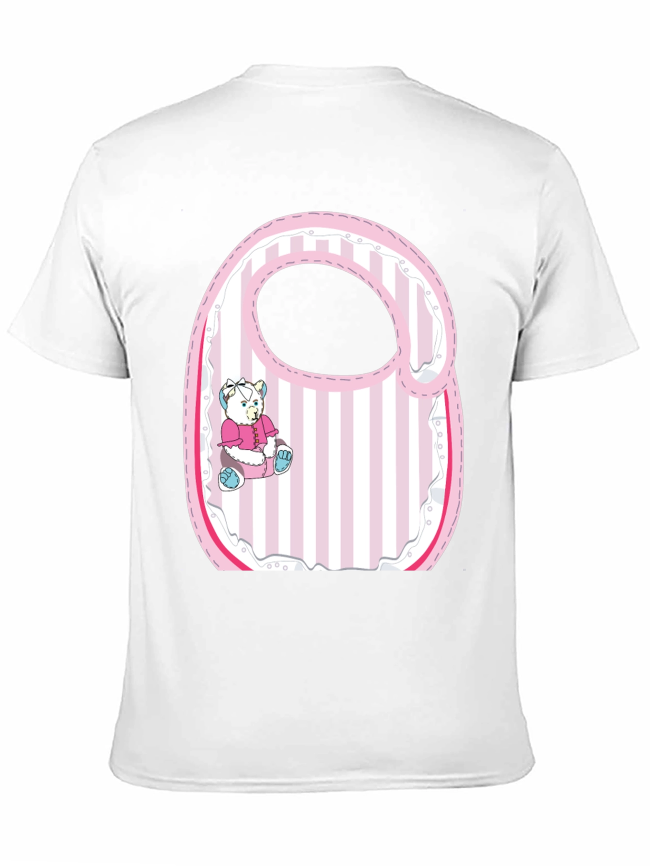 Cute Baby Bib Graphic Tee - Unisex