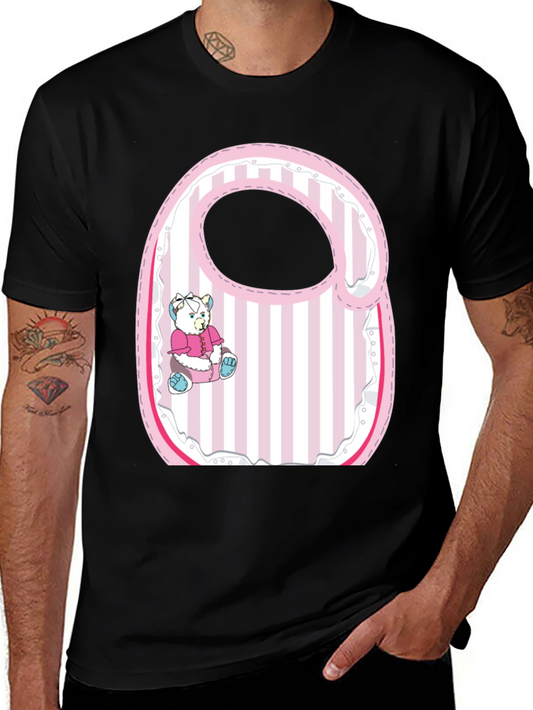 Cute Baby Bib Graphic Tee - Unisex