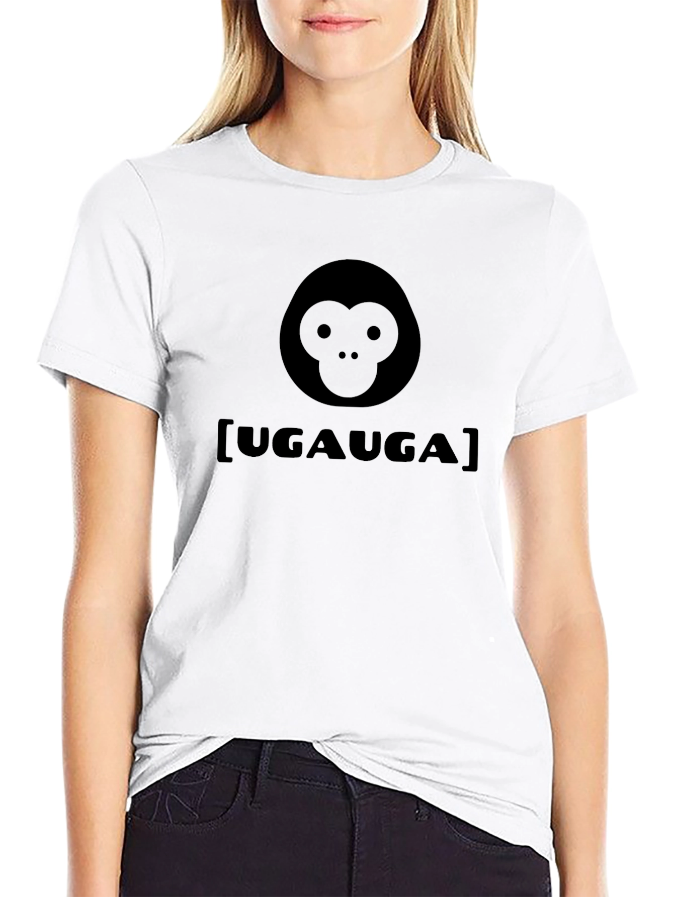 Uga Uga Monkey Graphic Tee - Black