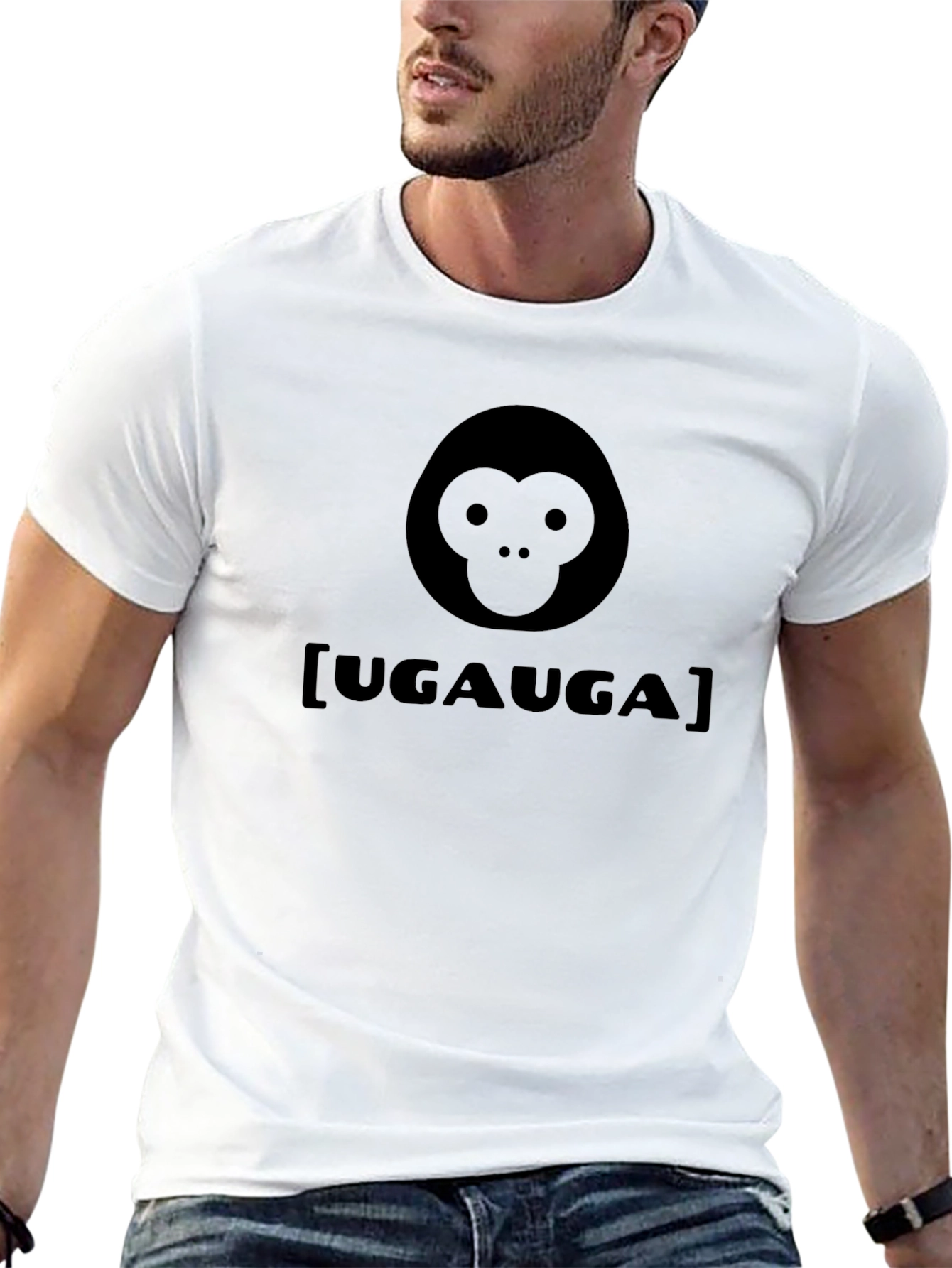 Uga Uga Monkey Graphic Tee - Black