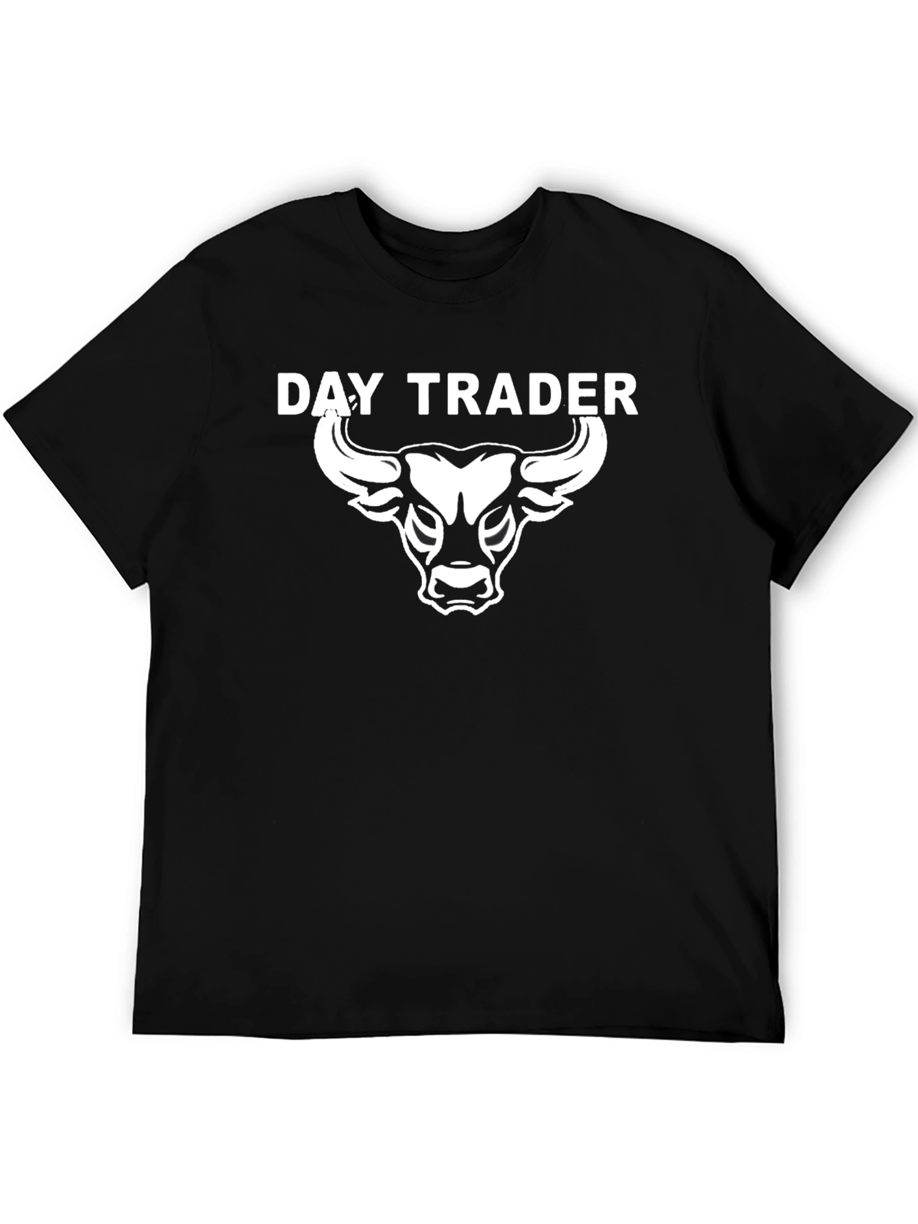 Day Trader Bull Graphic T-Shirt
