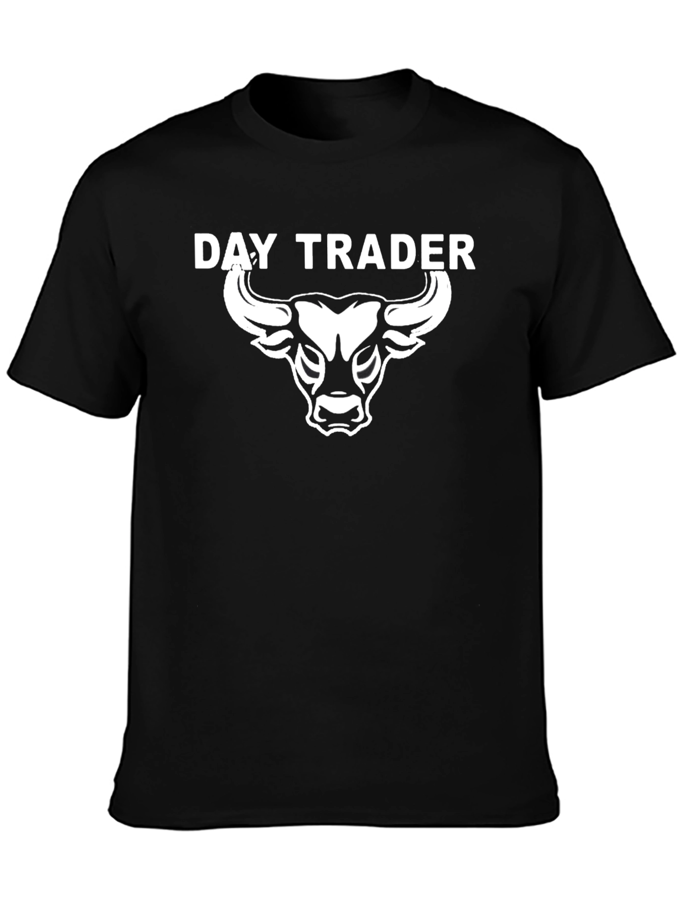 Day Trader Bull Graphic T-Shirt