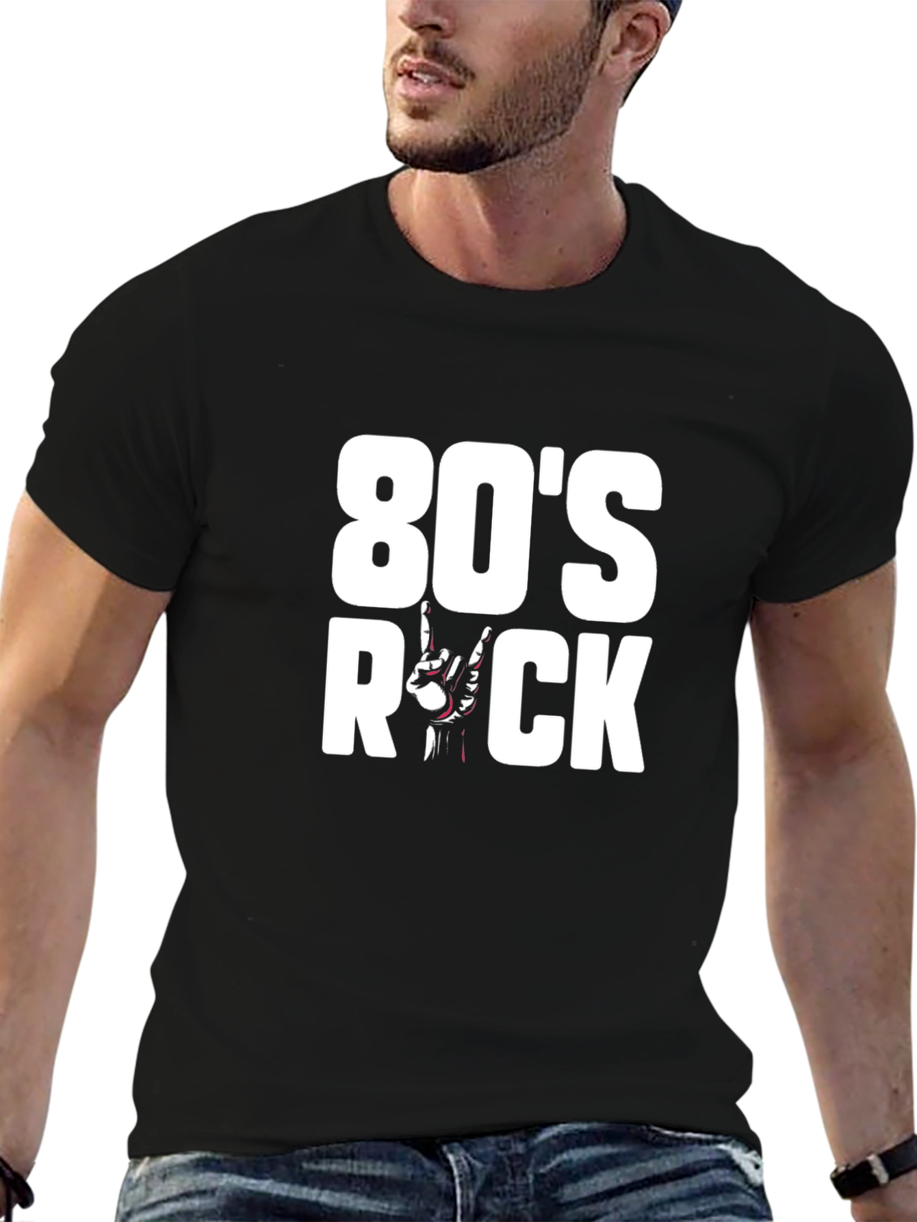 80s Rock Graphic T-Shirt - Classic Rock Style