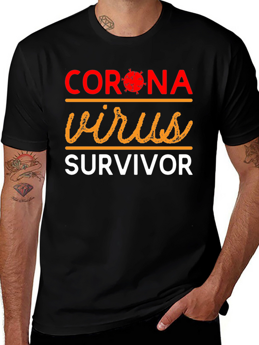Corona Virus Survivor T-Shirt - Graphic Tee