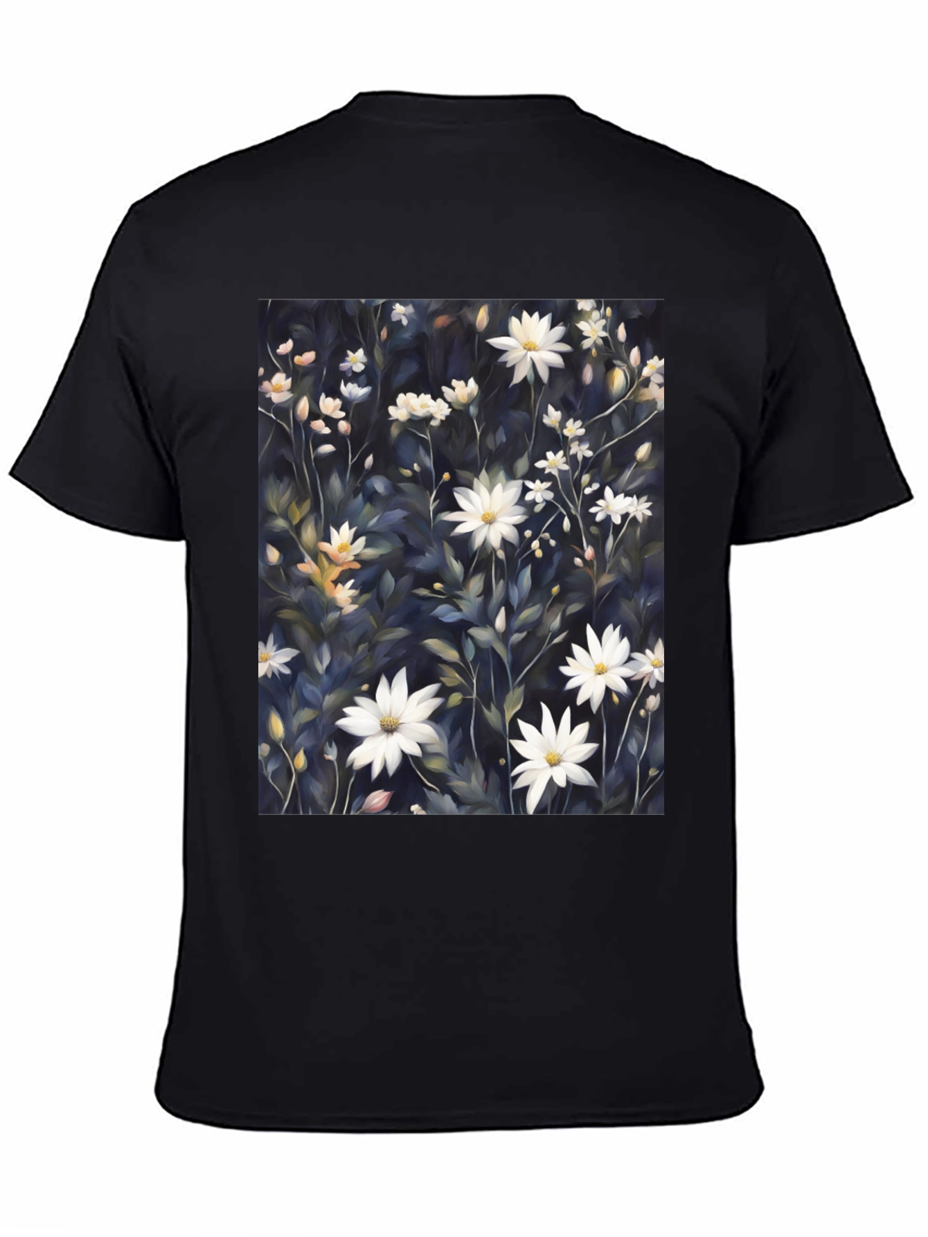 Floral Print T-Shirt - Elegant Botanical Design