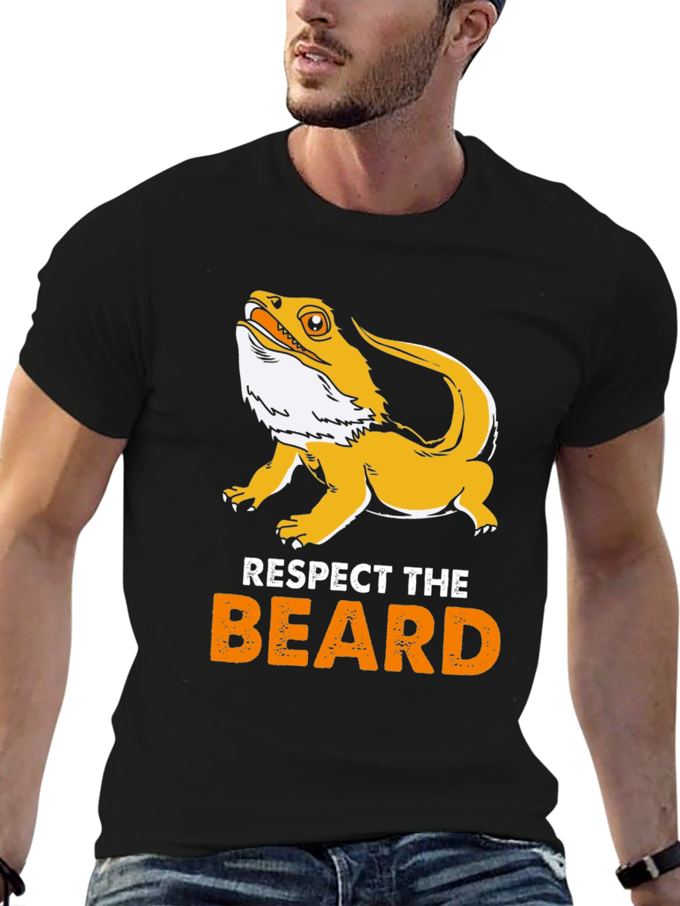Respect the Beard Bearded Dragon T-Shirt