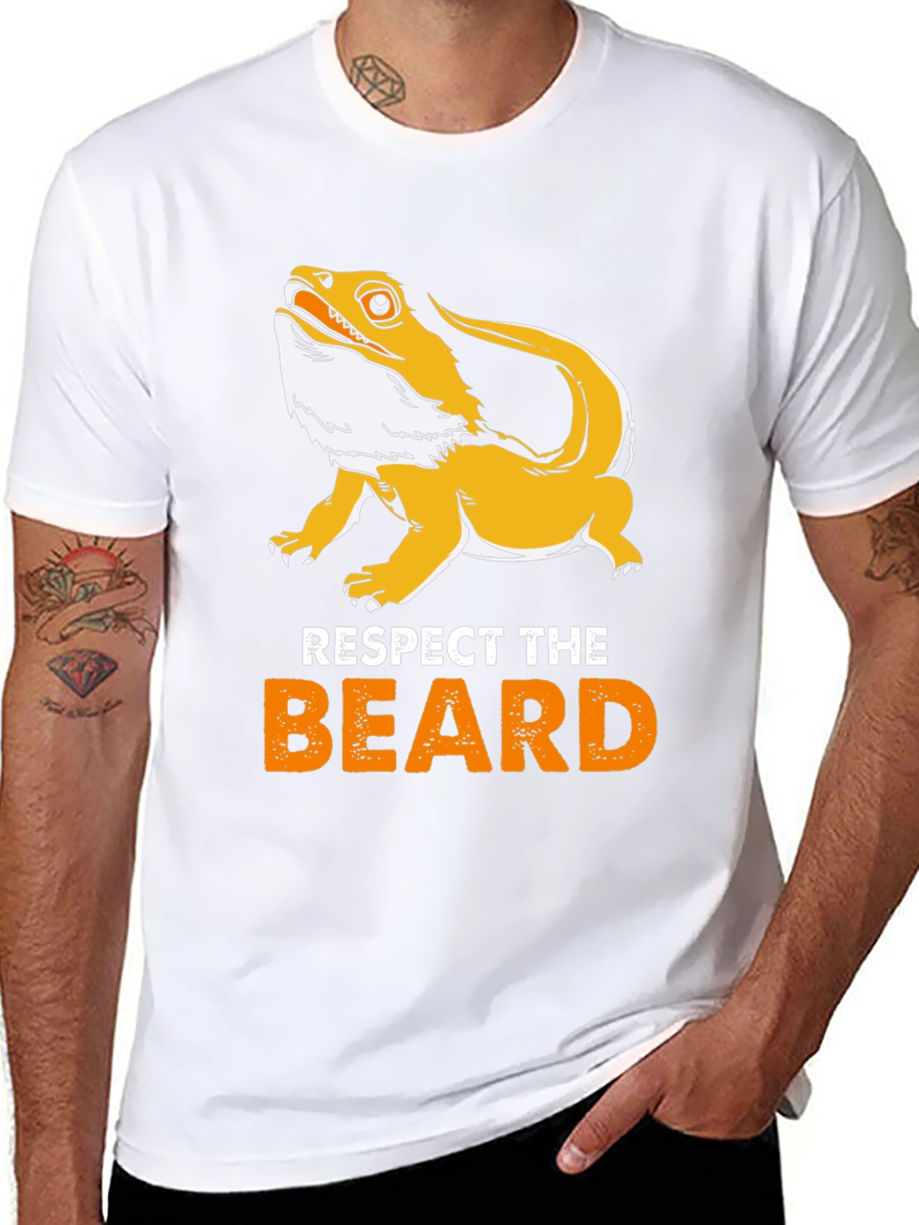 Respect the Beard Bearded Dragon T-Shirt