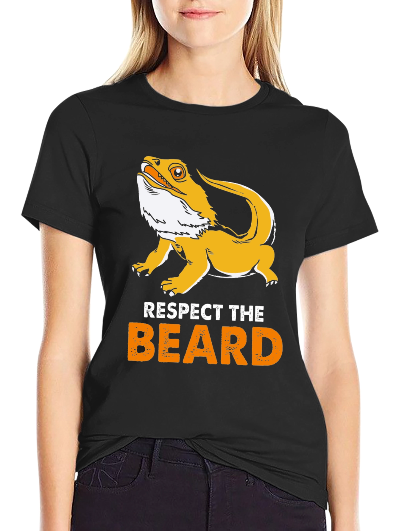 Respect the Beard Bearded Dragon T-Shirt
