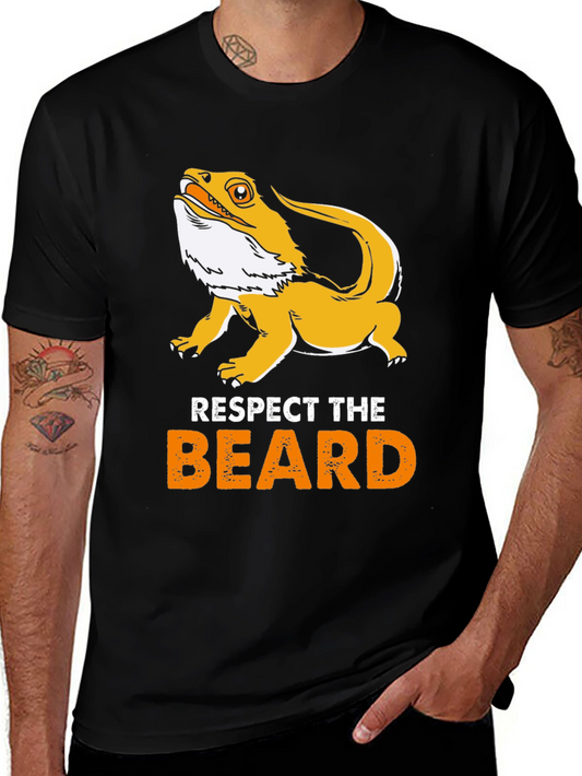Respect the Beard Bearded Dragon T-Shirt
